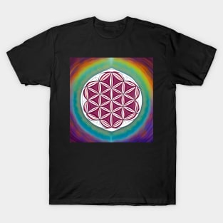 Flower Of Life - Colorfully T-Shirt